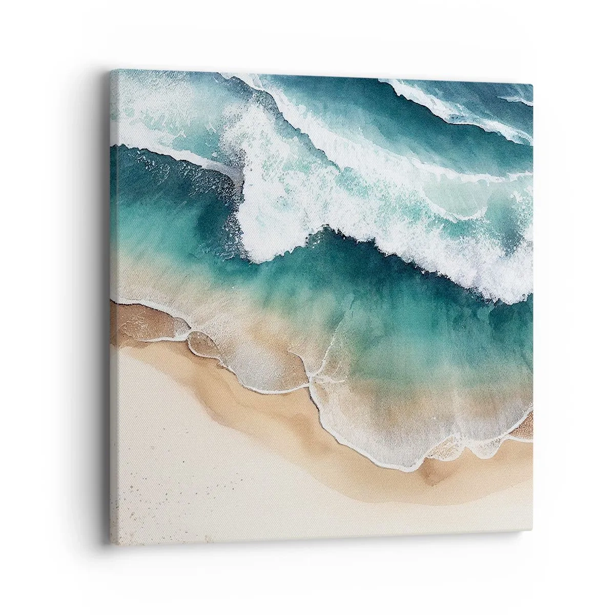 Canvastavla - Bild på duk - Ett evigt möte - 40x40 cm