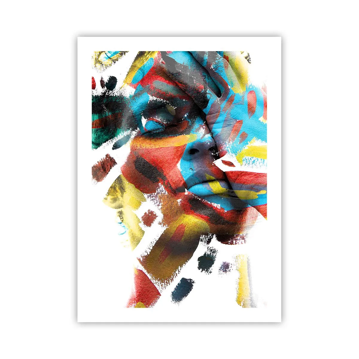 Affisch - Färgrik personlighet - 50x70 cm