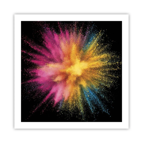 Affisch - Färgerna föds - 60x60 cm