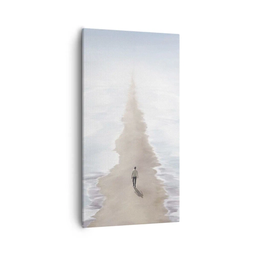 Canvastavla - Bild på duk - Ljus framtid - 55x100 cm