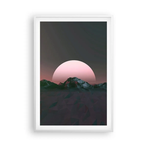 Affisch i vit ram - I den granliggande galaxen - 61x91 cm