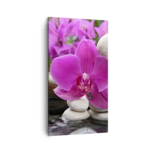 Canvastavla - Bild på duk - Så kopplar du av - 45x80 cm