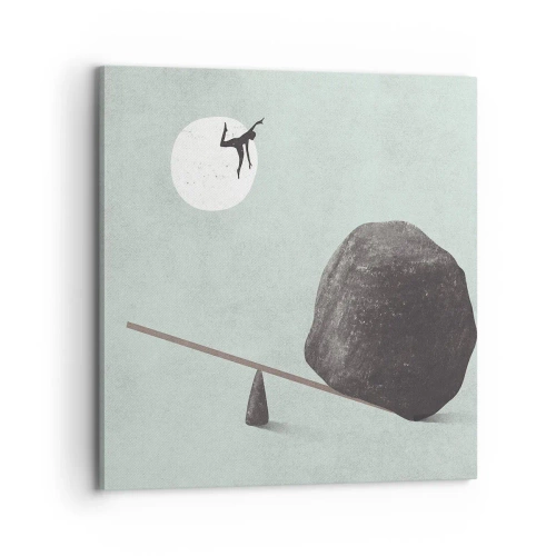 Canvastavla - Bild på duk - Uppfylld dröm - 70x70 cm