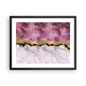 Affisch i svart ram - På gränsen - 50x40 cm