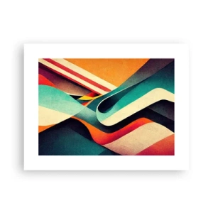 Affisch - Intensiv komposition - 40x30 cm