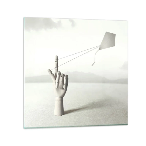 Glastavla - Bild på glas - Test av styrka - 50x50 cm