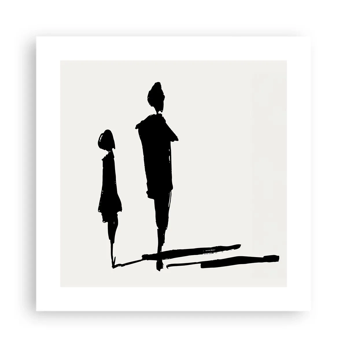 Affisch - Säkert tillsammans? - 40x40 cm