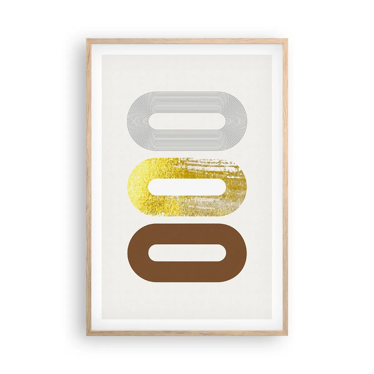 Affisch i ram av ljusek - Ooo! - 61x91 cm