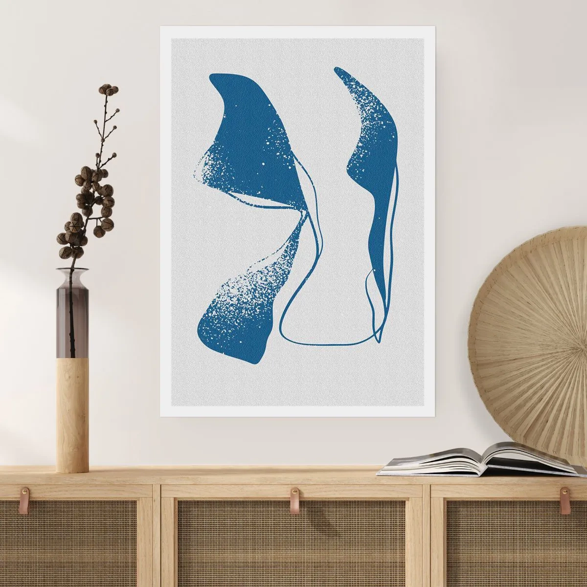 Affisch - Bevingad abstraktion - 40x50 cm