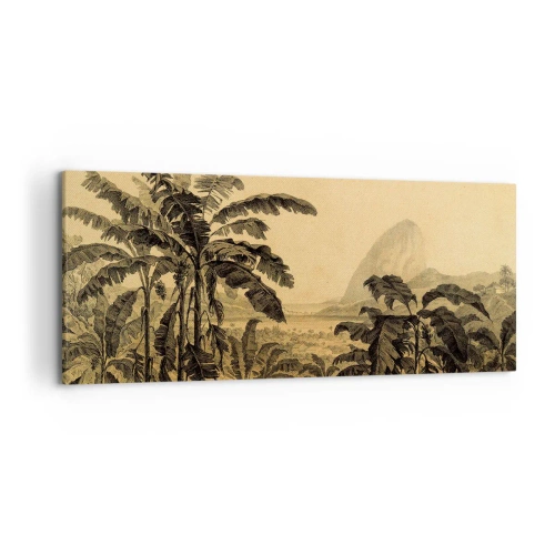Canvastavla - Bild på duk - I kolonial stämning - 120x50 cm