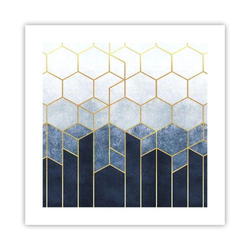 Affisch - Komposition i synkoprytm - 40x40 cm