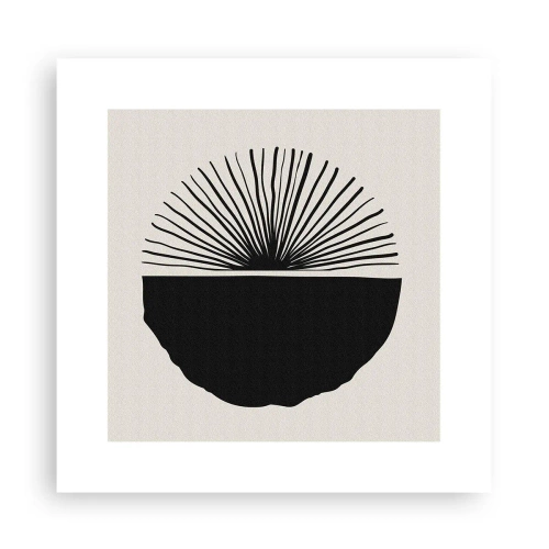 Affisch - En rad olika möjligheter - 30x30 cm