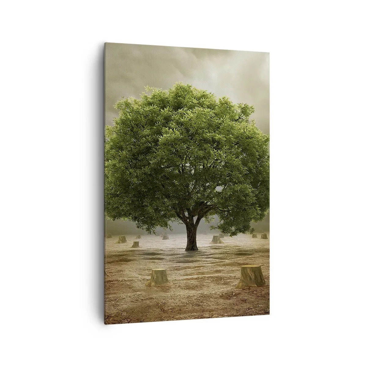 Canvastavla - Bild på duk - Hela hoppet - 80x120 cm