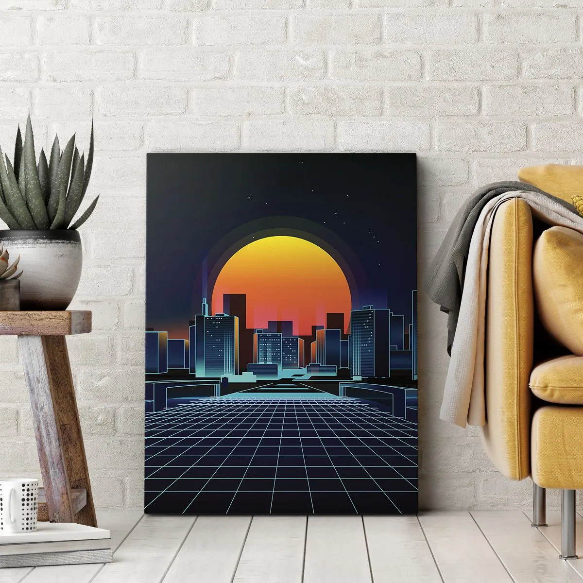 Canvastavla - Bild på duk - Vill du fortfarande till verkligheten? - 50x70 cm
