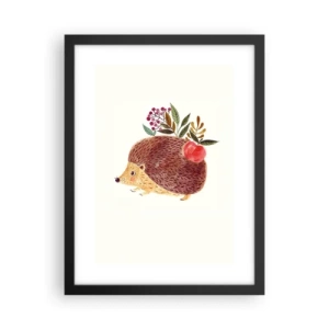 Affisch i svart ram - Och du gillar mig redan - 30x40 cm