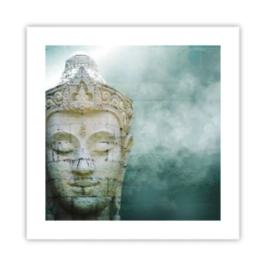 Affisch - På jakt efter ljus - 40x40 cm