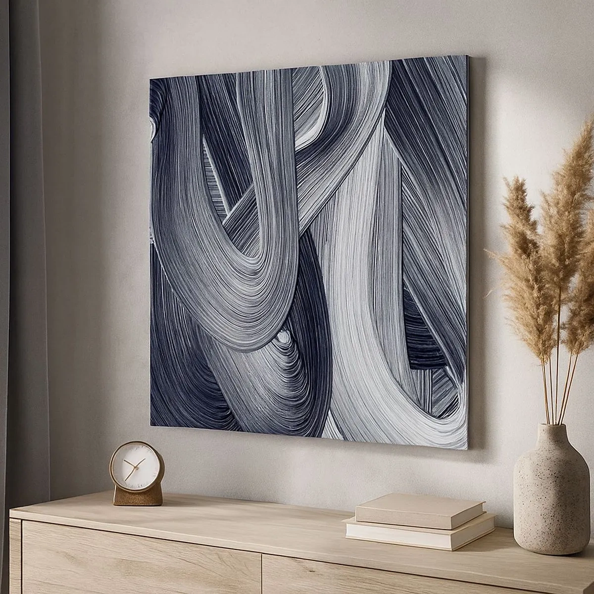 Canvastavla - Bild på duk - Verklighetens flythet - 30x30 cm