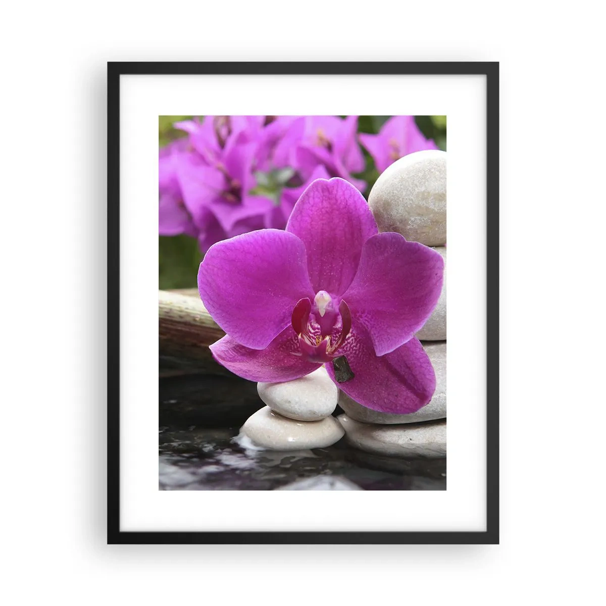 Affisch i svart ram - Så kopplar du av - 40x50 cm