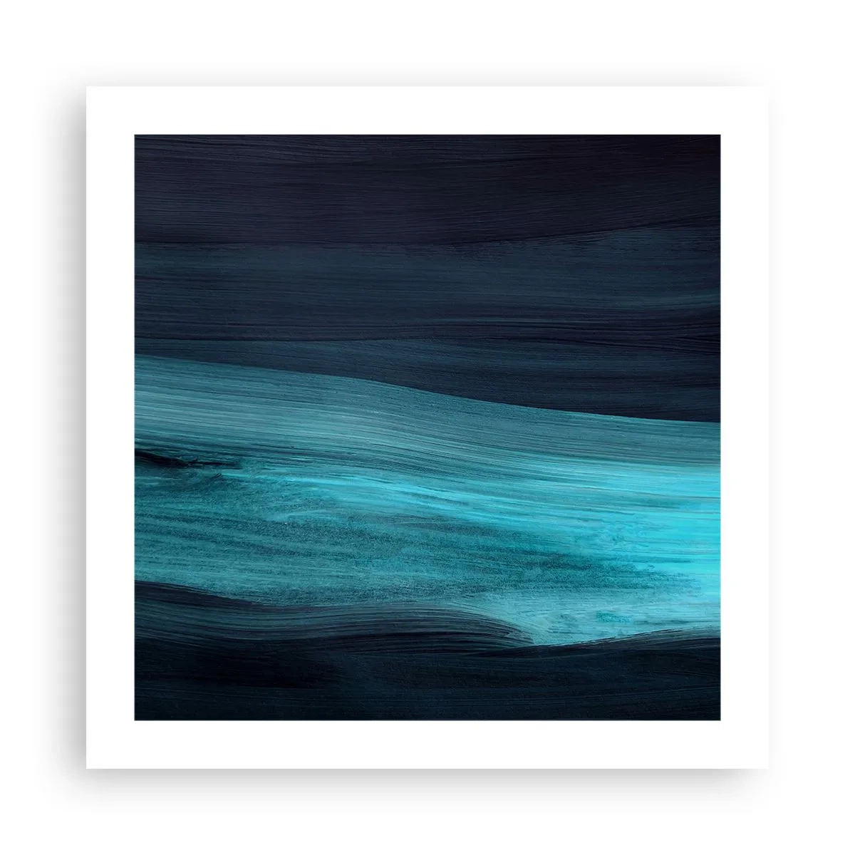 Affisch - Flyt med strömmen - 50x50 cm