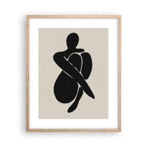 Affisch i ram av ljusek - I min egen famn - 40x50 cm