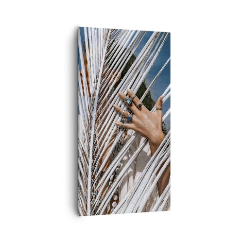 Canvastavla - Bild på duk - Schamanens flickvän? - 55x100 cm