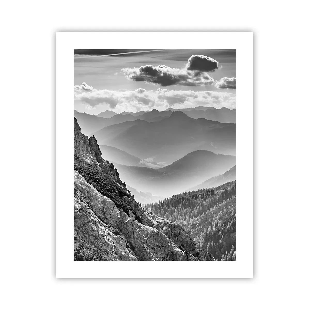 Affisch - Ända fram till horisonten - 40x50 cm