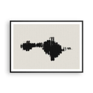 Affisch i svart ram - Fantasins vibrationer - 100x70 cm