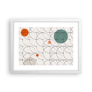 Affisch i vit ram - I popkonstens anda - 40x30 cm