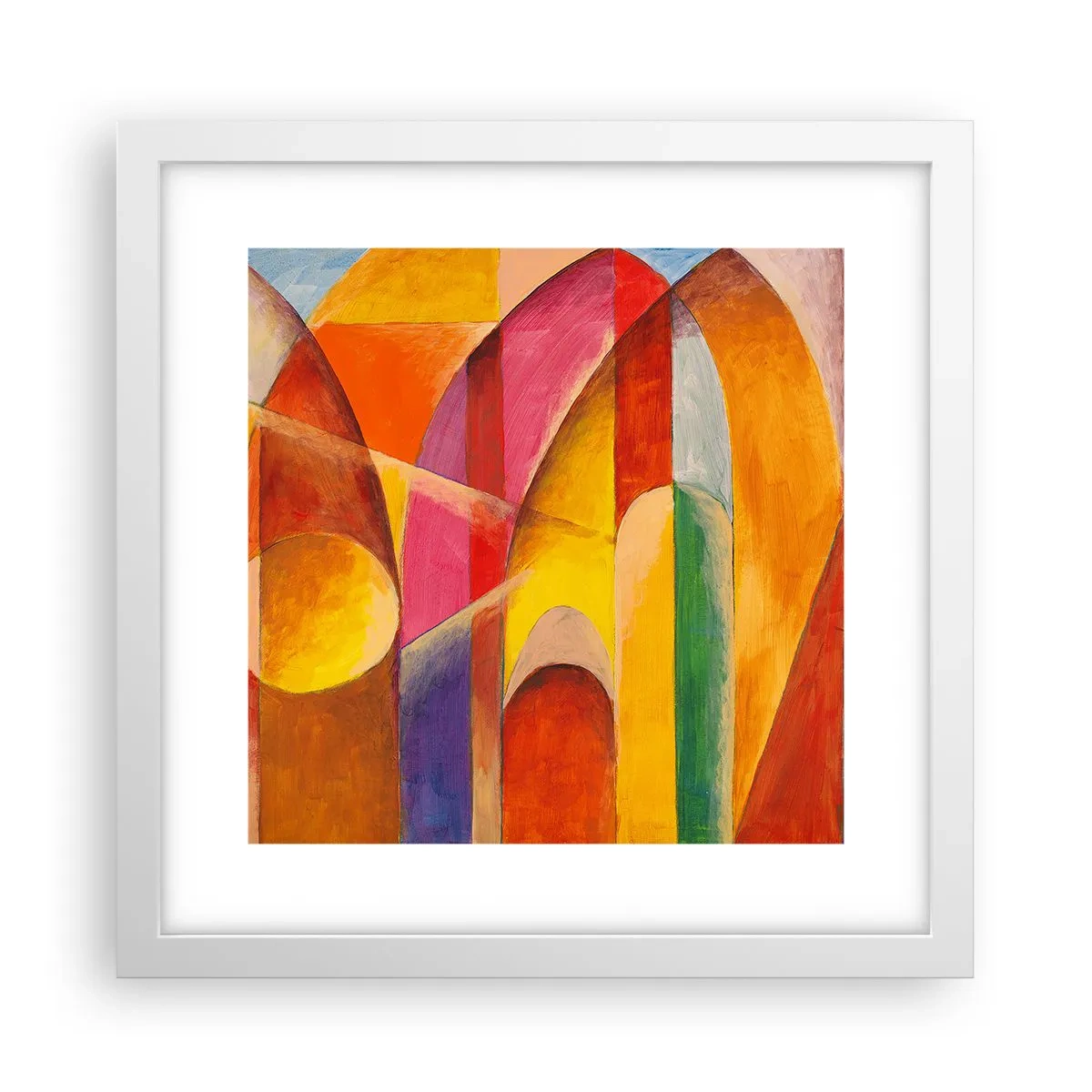 Affisch i vit ram - Solens domkyrka - 30x30 cm