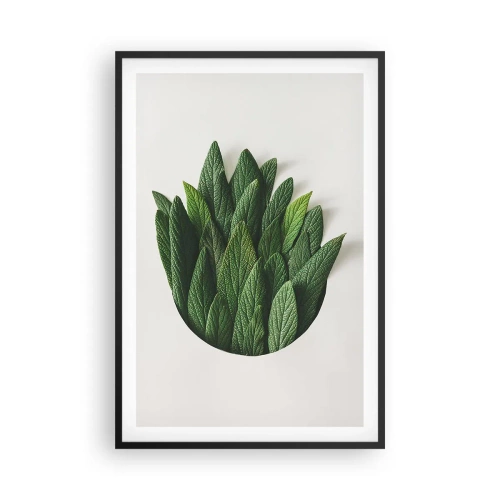 Affisch i svart ram - Ostoppbar nyfikenhet - 61x91 cm