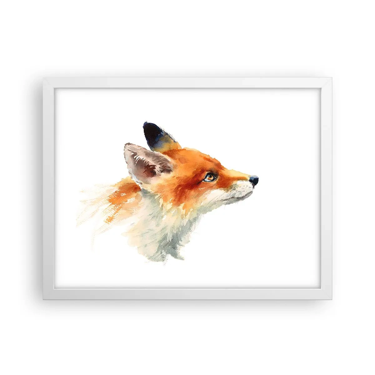 Affisch i vit ram - Försiktighet skadar aldrig - 40x30 cm