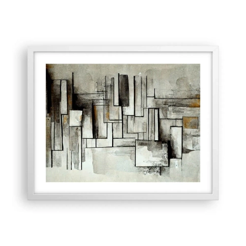 Affisch i vit ram - Kraften i enkelhet - 50x40 cm
