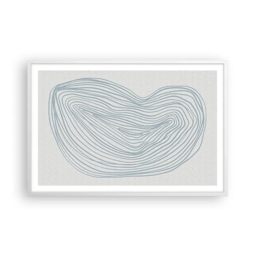 Affisch i vit ram - Droppens leende - 91x61 cm