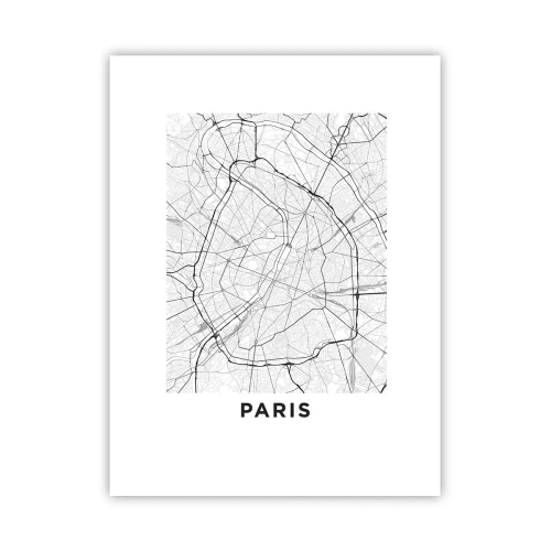 Affisch - Paris blomma - 30x40 cm