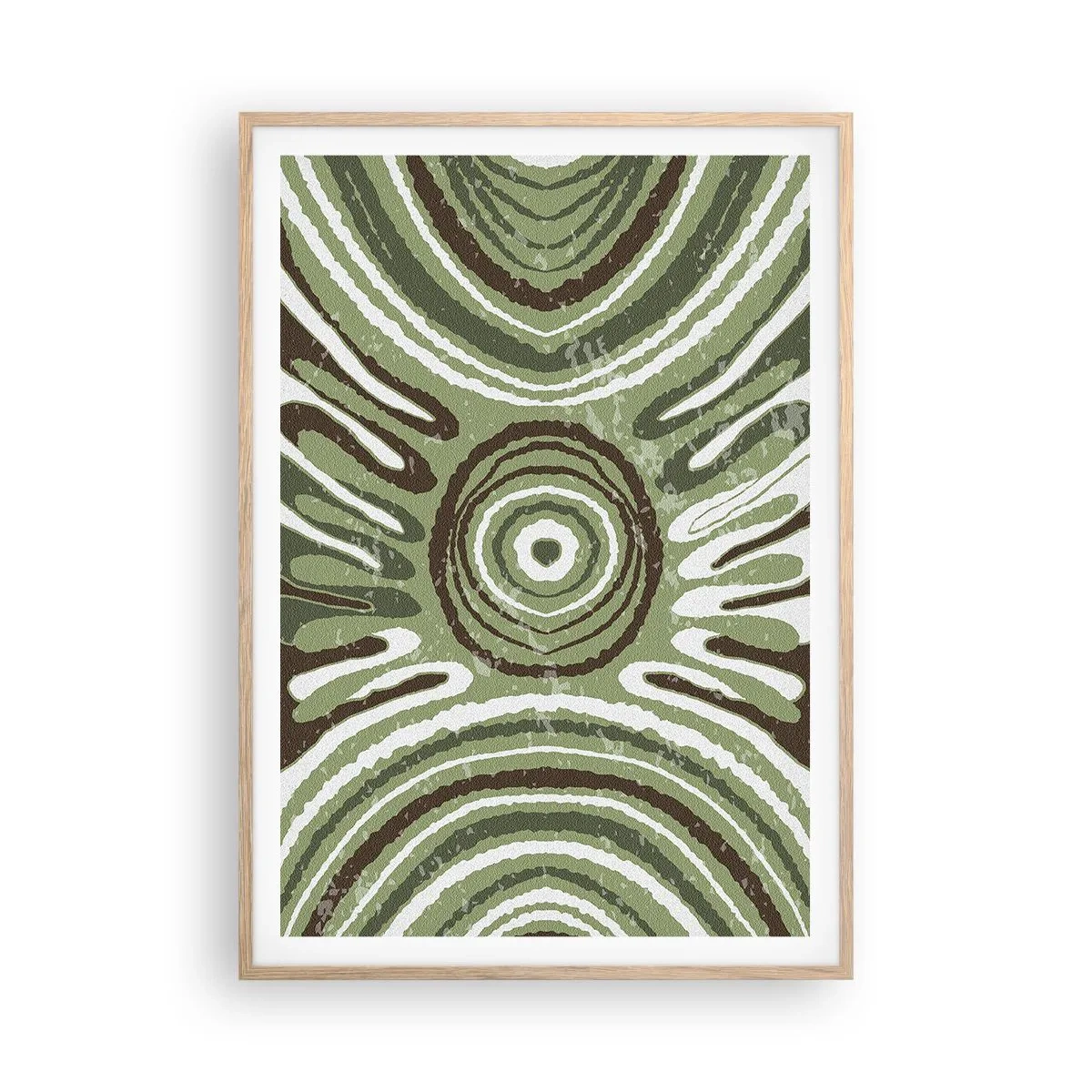 Affisch i ram av ljusek - Explosion av känslor - 70x100 cm
