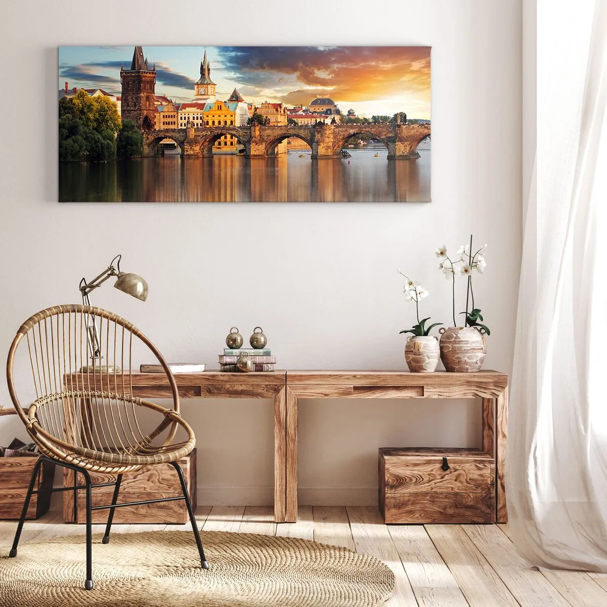 Canvastavla - Bild på duk - Vacker sedan århundraden - 100x40 cm
