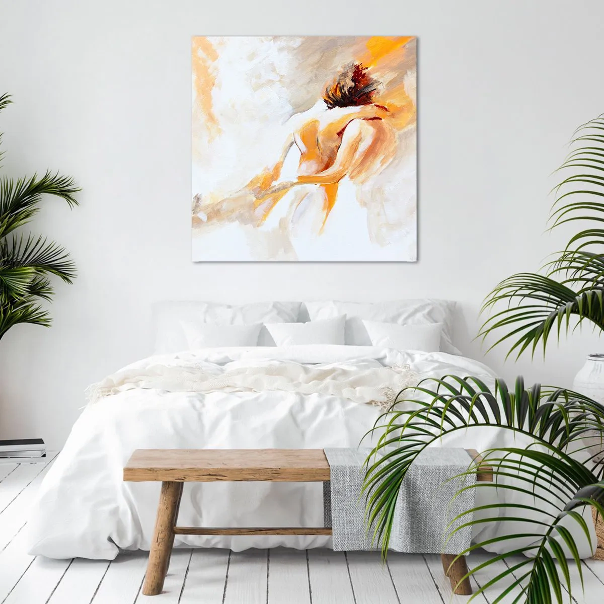 Canvastavla - Bild på duk - I närhetens himmel - 60x60 cm