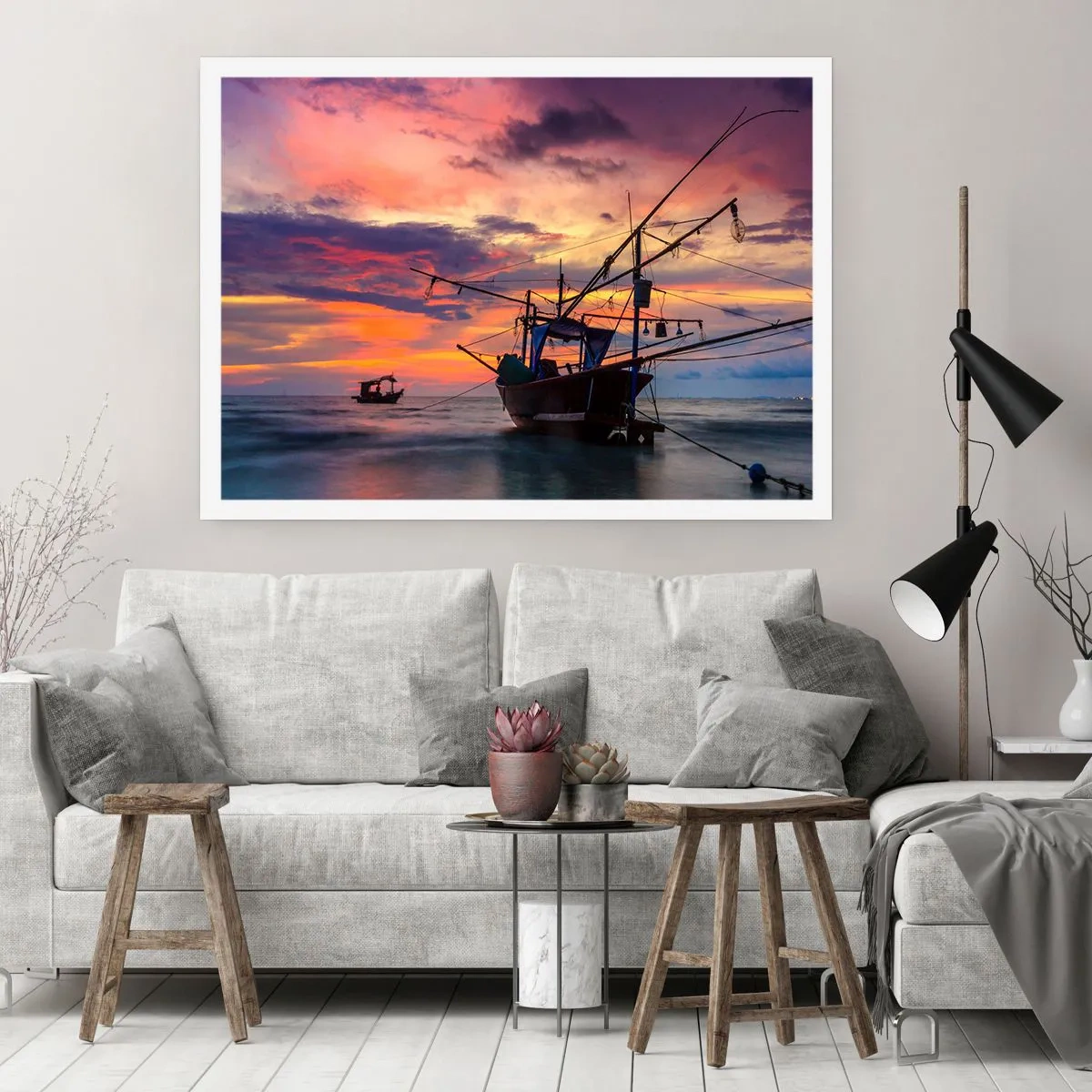Affisch - Exotisk kväll - 70x50 cm