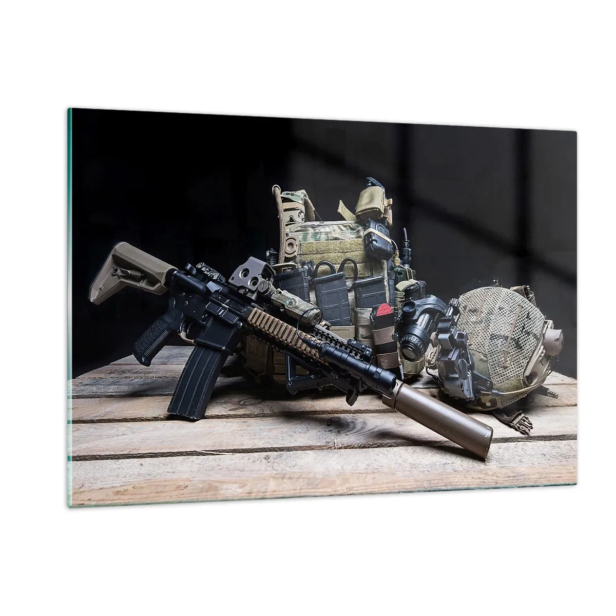 Glastavla - Bild på glas - Ledig! - 120x80 cm