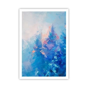 Affisch - Vinterabstraktion - 70x100 cm