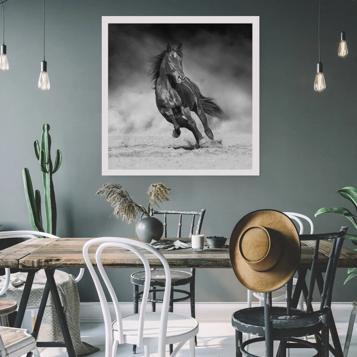 Affisch - Värd själva emiren - 60x60 cm