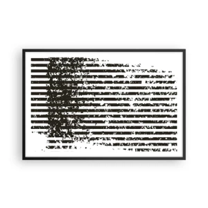Affisch i svart ram - Rytm och brus - 91x61 cm