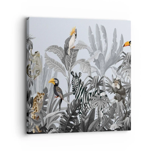 Canvastavla - Bild på duk - Afrikansk saga - 30x30 cm