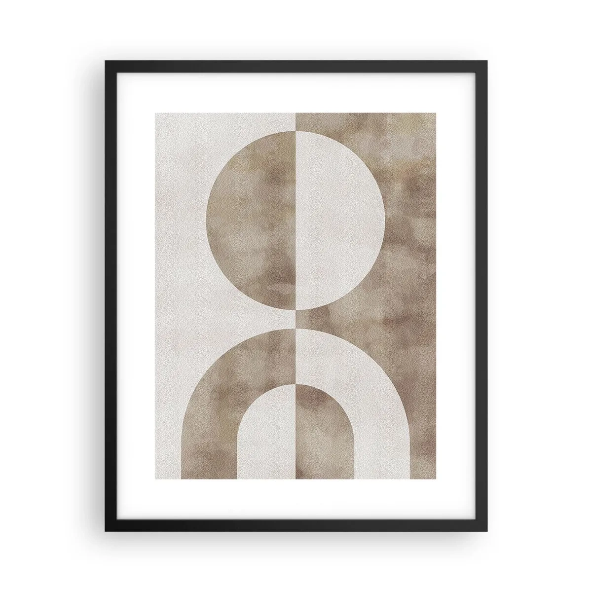 Affisch i svart ram - Likheter och skillnader - 40x50 cm