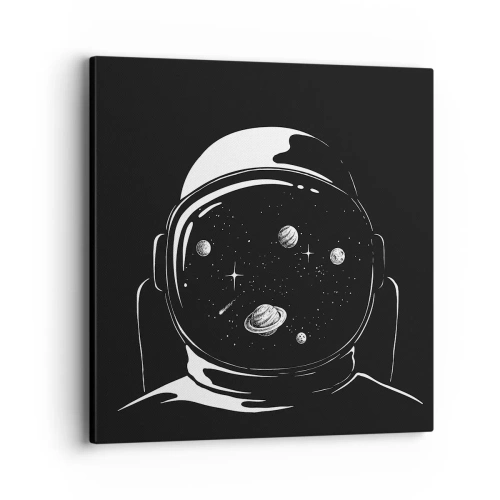 Canvastavla - Bild på duk - Fin utsikt - 40x40 cm