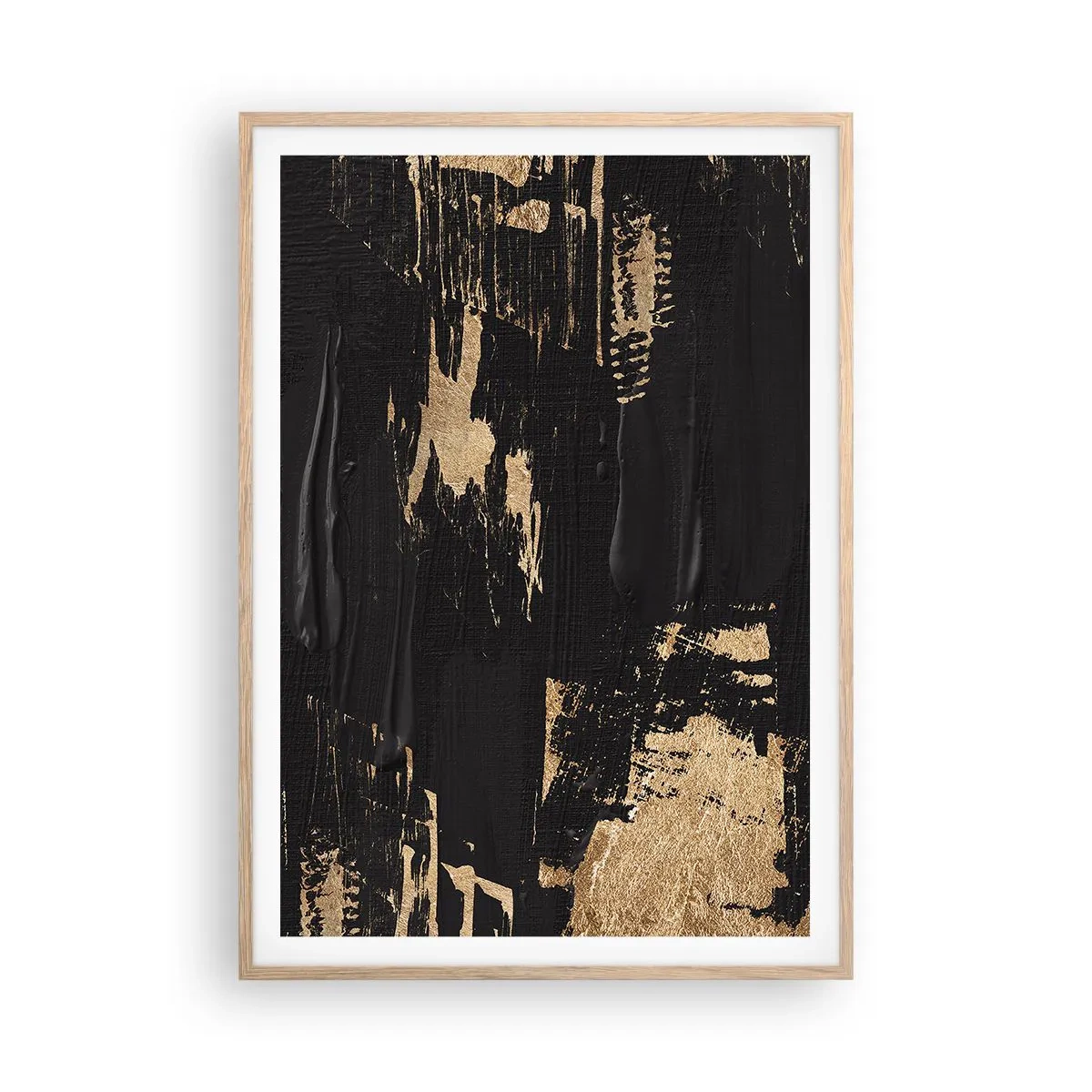 Affisch i ram av ljusek - Ett spår av beröring - 70x100 cm