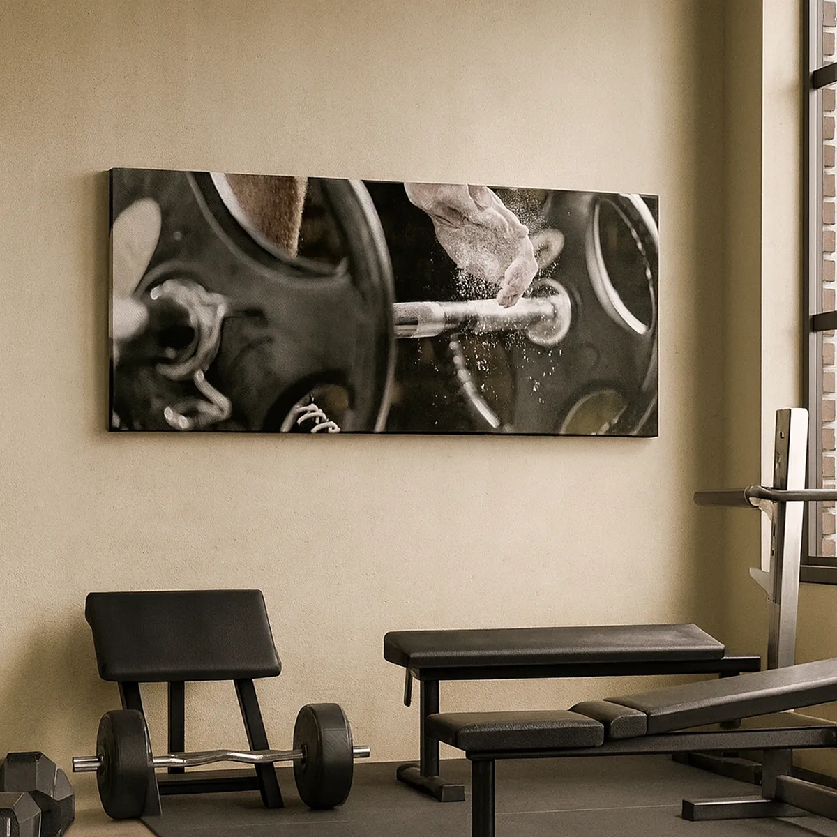 Canvastavla - Bild på duk - Utmaningen accepterad! - 30x30 cm