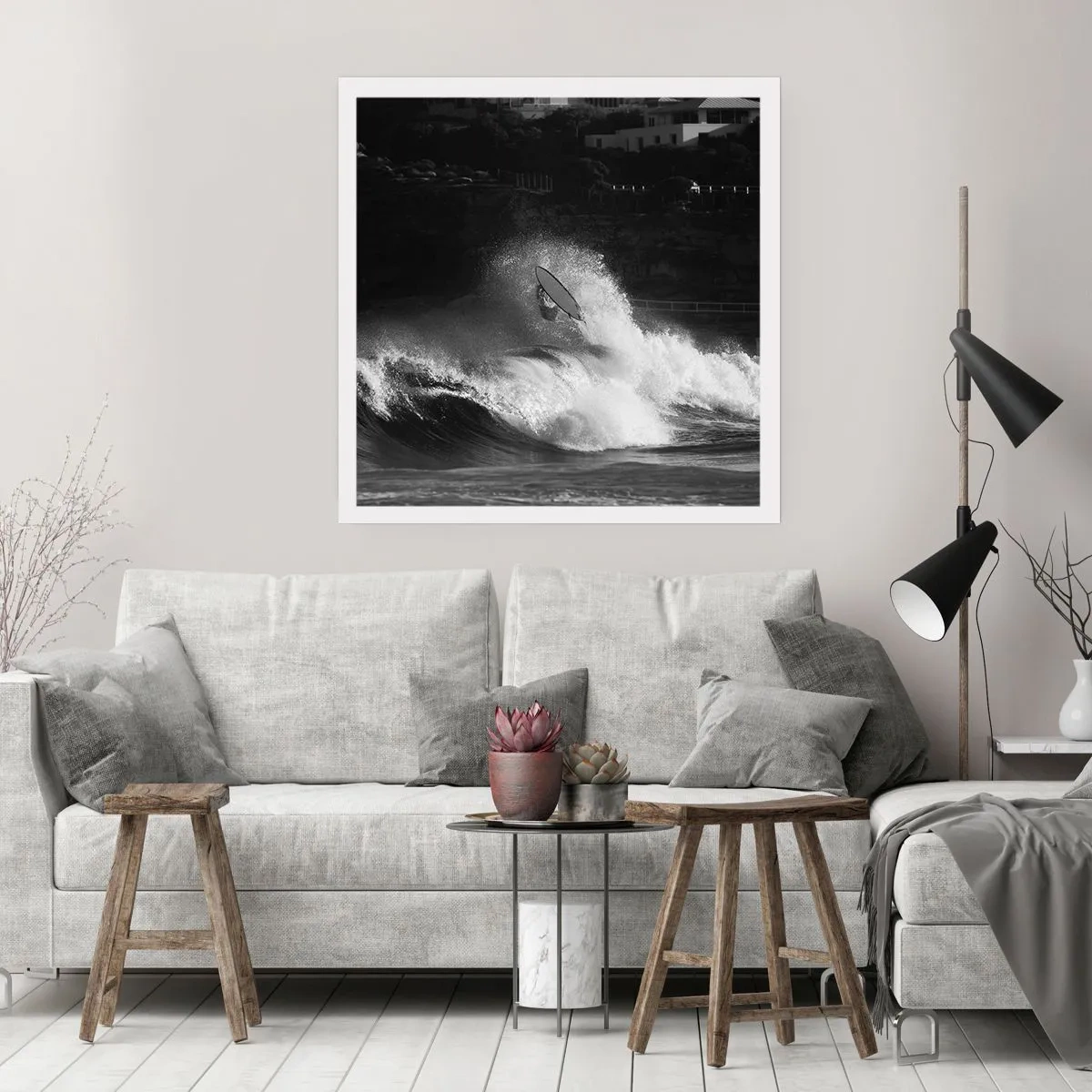 Affisch - Utmaning accepterad! - 40x40 cm