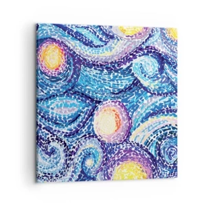 Canvastavla - Bild på duk - Från van Goghs tavla - 60x60 cm