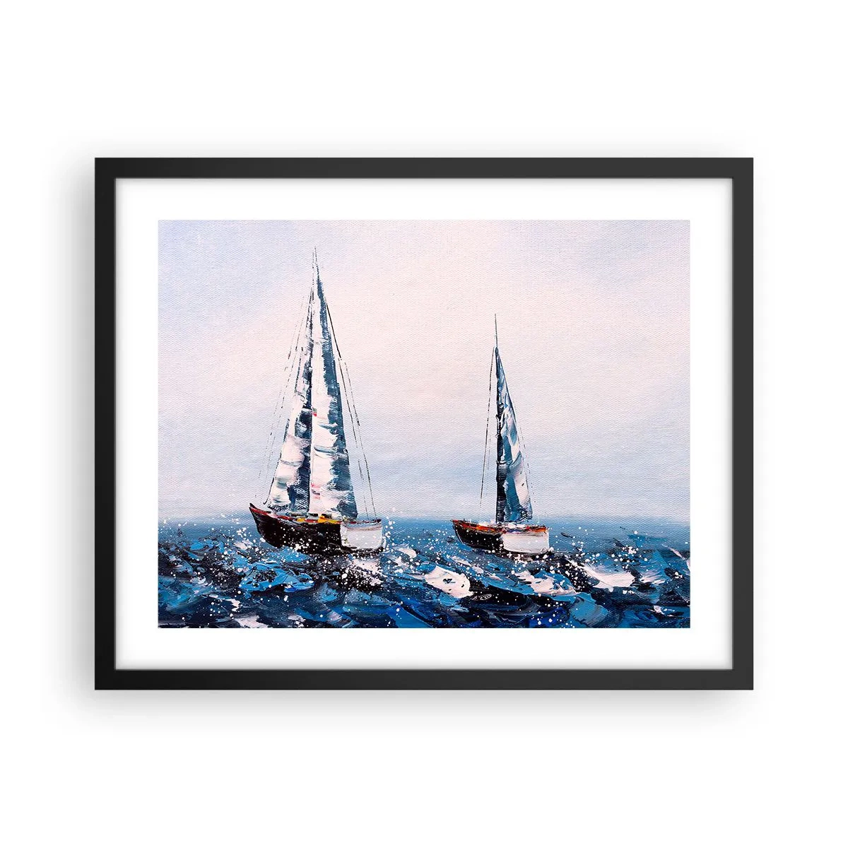 Affisch i svart ram - Vindens broderskap - 50x40 cm